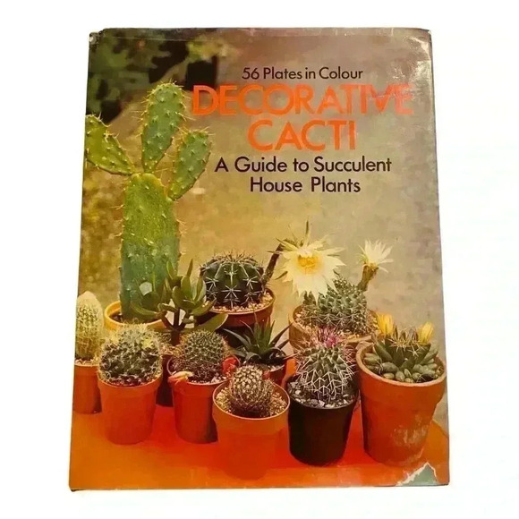 Decorative Cacti Guide to Succulent House Plants Hardcover 1973 - Picture 1 of 9
